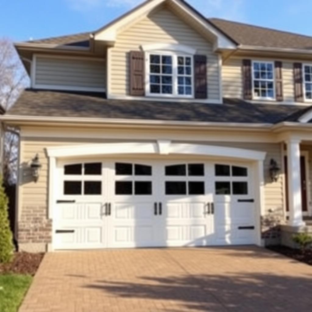 Professional carriage-style garage door installation in New Smyrna Beach